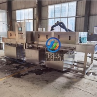 Laveuse de plateaux de boulangerie en acier inoxydable, machine industrielle de lavage de plateaux de cuisson, équipement de nettoyage pour usine alimentaire
