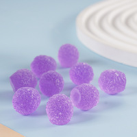 50 pièces/sac Décoration miniature en résine Kawaii en forme de bonbons crème, sucre marin, pour DIY et coques de téléphone