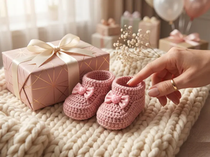 Botitas de Invierno Personalizadas para Bebé, Zapatos de Algodón Tejido para Bebés, Zapatillas Suaves para Primeros Pasos, Calzado con Lazo para Regalo - Product Image 4