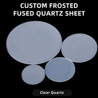 Plaque en verre de quartz JGS1 / JGS2 / JGS3 pour éclairage LED UVC