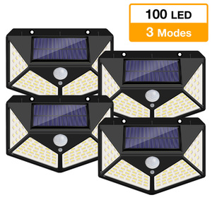 Lámpara de Pared LED para Exteriores, Impermeable IP65, de ABS, con Energía Solar Monocristalina, Sensor de Movimiento, Alcance de Detección de 8-10 m, 1800 mAh, para Jardín - Product Image 2