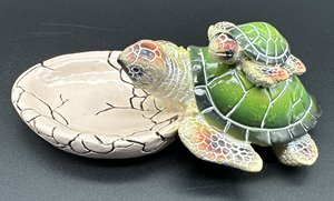 Adornos de Tortuga Marina Hechos a Mano con Materiales Ecológicos, Estilo Realista, Recuerdo de Viaje - Product Image 2