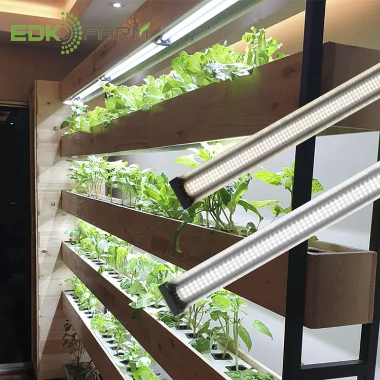 1.2m 80w الحضرية الدفيئة aeroponics داخلي الحاويات الزراعة ارتفاع ppfd أدى النمو ضوء