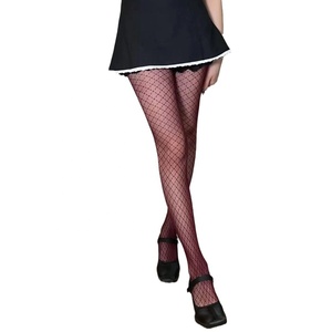Medias de Rejilla con Diseño de Diamantes para Mujer, Primavera y Otoño, Estilo Sexy Negro Y2K, <span class=keywords><strong>Dulce</strong></span> y Moderno - Product Image 4