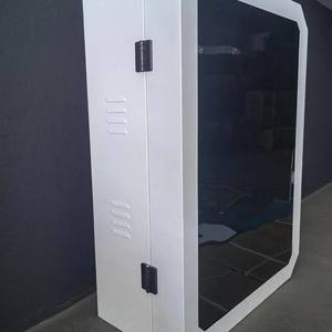 Boîtier de protection mural extérieur en métal IP65 pour chargeur de voiture électrique avec porte en verre et <span class=keywords><strong>ventilateur</strong></span> - Product Image 2