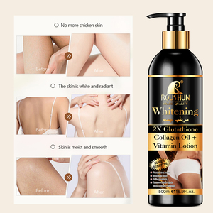 ROUSHUN <span class=keywords><strong>Guta</strong></span> C Loción Corporal Blanqueadora con Aceite de Colágeno Anti-edad 500ml Crema Corporal - Product Image 5