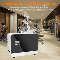 Système de diffuseur de parfum électrique CVC commercial contrôlé par application intelligente Machine à huile parfumée en métal pour les hôtels de zone moyenne