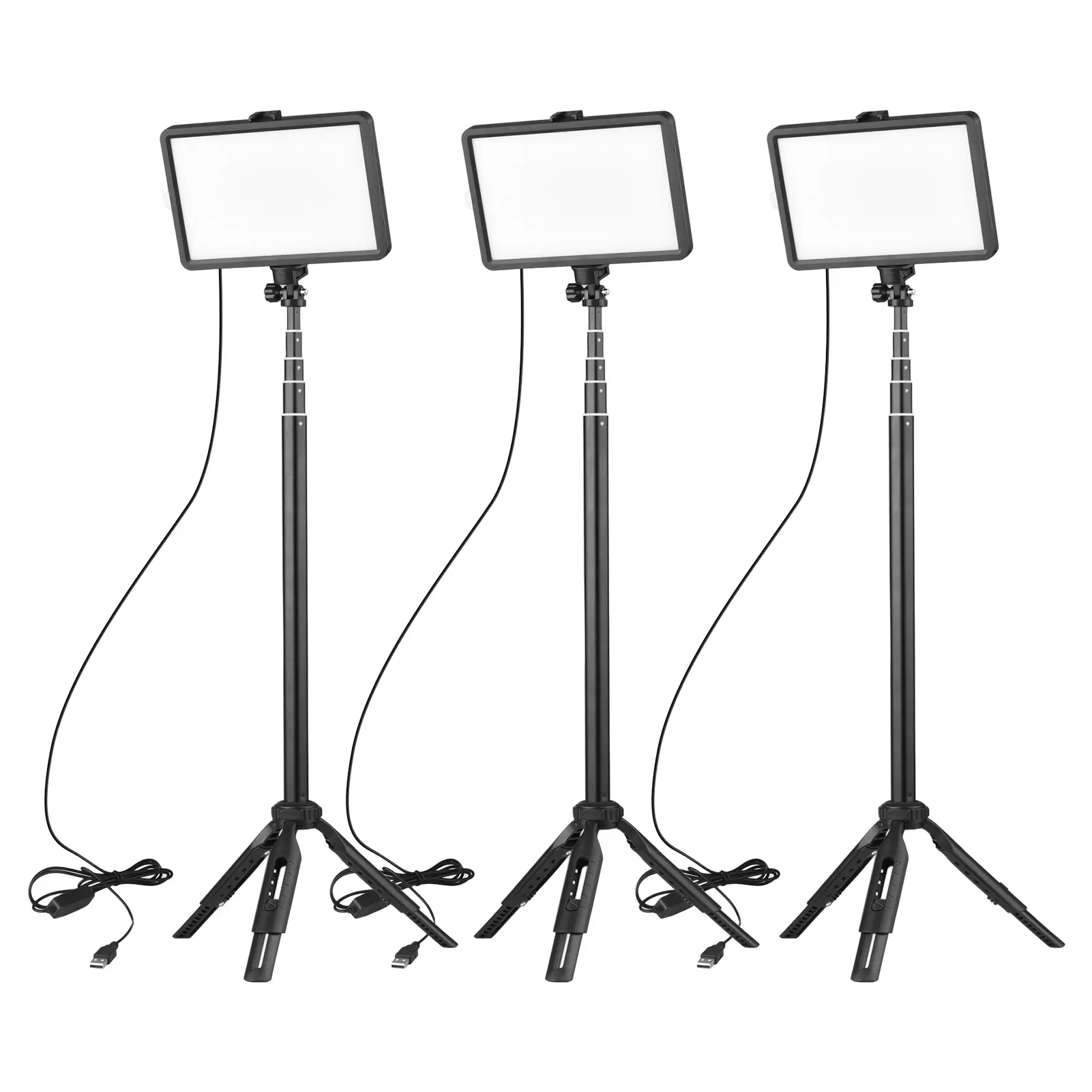 New Upgraded USB Led Photography Video Studio Light Kit for Live Streaming Video Recording Online Meeting Teaching