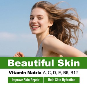 Vitaminas para Cabello, Piel y Uñas para Mujeres en Gomitas, Envío Rápido, Cabello de Crecimiento Rápido, 400mcg de Ácido Fólico por Porción, Suplemento Dietético - Product Image 2