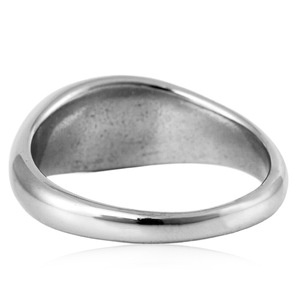 yunnique Unisex Fashion <b>Ring</b> Gold Silver Black Geometric Design <b>Plain</b> Band For Gift Jewelry - Product Image 3