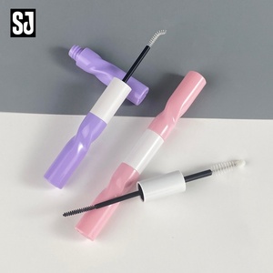 Nouveau Contenant Cosmétique en Plastique 2-en-1 Personnalisable avec Logo – Tube Double Tête pour Maquillage, Brillant à Lèvres, Eyeliner, Sérum Croissance Cils et Mascara - Product Image 5
