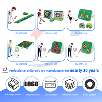Ensemble de clubs de golf pour enfants Chengji, jeu de simulation d'entraînement, jeu de sport personnalisé avec bobine de détection lumineuse à trois côtés pour enfants, vente en gros