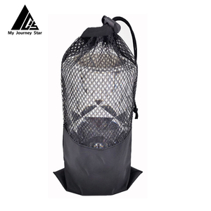 Nhà Máy Tùy Chỉnh Lớn Màu Đen Polyester Lưới Lưới <span class=keywords><strong>Tote</strong></span> Túi Dây Kéo Mang Theo Thân Thiện Với Môi Thiết Kế Thời Trang Cho Vệ Sinh Cá Nhân Golf Tennis - Product Image 4