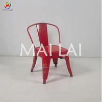 Chaise de salle à manger moderne pour enfants, chambre à coucher, salle de bain, fêtes, mariages, hôtels, gymnases, salons, cuisines, hôpitaux, fer coloré