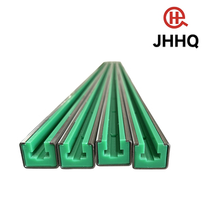 Tùy chỉnh băng tải đường sắt Xích uhmw-pe hướng dẫn đường ray màu xanh lá cây trượt nhựa đường sắt hướng dẫn - Product Image 2