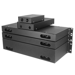 Boîte de câble à fibre optique <span class=keywords><strong>4</strong></span>/8/12/24 ports 48 cœurs LC/SC Cadre de distribution de borne carrée pour équipement à fibre optique FTTH <span class=keywords><strong>3G</strong></span> - Product Image 1