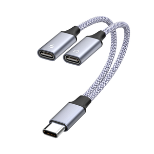 Cao Cấp Pd60w 2-Trong-1 USB C Để Loại C Tai Nghe Âm Thanh Adapter Phí Loại C Cho iPhone 15/16 Và Cho Samsung Cho Máy Tính Xách Tay Sử Dụng - Product Image 1