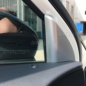 Cubierta Triangular para Pilar A de Coche, Aspecto de Carbono/Plateado, para Mercedes-Benz Clase A W177, Accesorios para Coche - Product Image 4