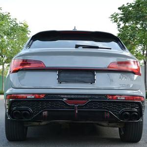 Diffuseur arrière noir brillant pour <span class=keywords><strong>Audi</strong></span> <span class=keywords><strong>Q5</strong></span> SQ5 RSQ5 Sportback, avec embouts d'échappement, pour <span class=keywords><strong>Audi</strong></span> <span class=keywords><strong>Q5</strong></span> SQ5 2018-2022 - Product Image 4