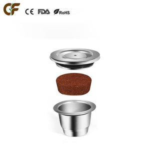 Capsules de <span class=keywords><strong>café</strong></span> réutilisables en acier inoxydable, capsules de <span class=keywords><strong>café</strong></span> rechargeables, capsule de <span class=keywords><strong>café</strong></span> réutilisable pour <span class=keywords><strong>Nespresso</strong></span> - Product Image 1