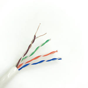 Kabel Jaringan UTP Cat5e Kecepatan Tinggi 305m Kustom Pabrik 24AWG Inti Tembaga Murni Padat 100MHz 100Mbps Ethernet LAN - Product Image 5