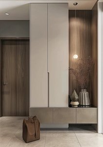 <span class=keywords><strong>Mueble</strong></span> Zapatero Flotante de Madera Premium con Acabado Antirrayas para Pasillos Estrechos, Condominios y Decoración Interior Minimalista - Product Image 3