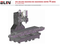 Machine de fraisage CNC à 3 axes, machine CNC verticale de type bras 24T ATC, qualité taïwanaise, guidage linéaire, pour usinage d'axes longs