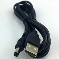 Cable de Alimentación Personalizable con Conector DC5.5 para Impresora y Computadora, Carga Rápida, Material PVC