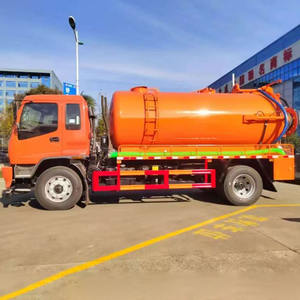 FTR 15CBM 4X2 Camion d'aspiration des eaux usées sous vide Eur 5 205HP Diesel Manuel Nettoyage <span class=keywords><strong>de</strong></span> tuyaux d'égout municipaux Transfert d'eaux usées industrielles - Product Image 4