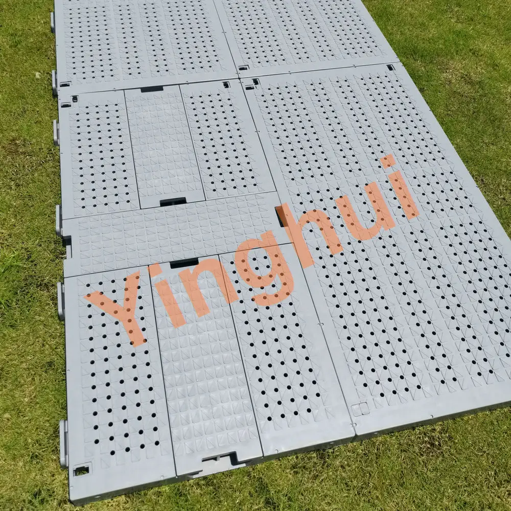 T-04 Strong Back structure recycled heavy duty plastic interlocking flooring Grass Protection Floor
