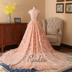 PEV-L3061 Ruolai all'ingrosso modeste taglie forti Robe De Soiree abiti da sera formali - Product Image 3