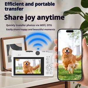 Appareil photo numérique 4K avec transfert Wifi avec filtre créatif à double objectif Selfie bon pour les photographes débutants - Product Image 2