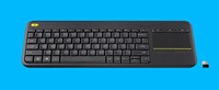 Fabricante personalizado profesional; acepta logotipos personalizados; teclado con 82 teclas, cable USB y panel táctil KG302