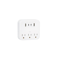 Timer Outlet Mekanis Dalam Ruangan, Sakelar Pengatur Waktu Plug In Ringan 24 Jam Dapat Diprogram untuk Outlet Listrik dengan 1 Outlet