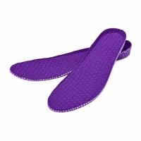 Semelles intérieures unisexes pour chaussures de sport en mousse PU et ETPU blanc, amortissantes, pour soulager les pieds endoloris
