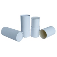 Tube en carton kraft/carton artistique pour cosmétiques, emballage de déodorant en tube de papier, tube en plastique à interrupteur