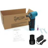 Meuleuse droite sans fil rechargeable 12V Type-T, sans balais, compacte, industrielle, pour bricolage, gravure, polissage, découpe et ponçage