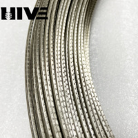 White Copper Round Wire Fretted Scale Lines for Small Four-string Electric Guitar Electric Bass Fingerboard Fret Lines 18-nickel