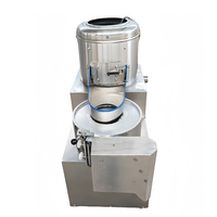 Hoogrenderende Multifunctionele Aardappelwasmachine En Snijmachine