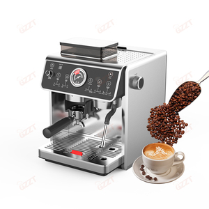 Bureau à domicile professionnel <span class=keywords><strong>Club</strong></span> Machine à cappuccino en acier inoxydable de luxe Machine à café expresso automatique avec moulin à grains 250G - Product Image 2
