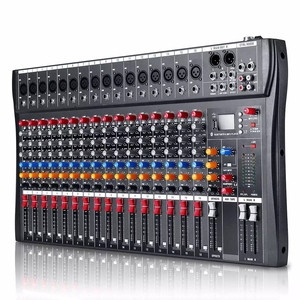 มิกเซอร์ดิจิตอลสำหรับดีเจ รุ่น Lane CT-160L 16 แชนแนล พร้อมเพาเวอร์แอมป์ในตัว 16DSP และพลังแฟนทอม 48V ปลั๊กแบบ US - Product Image 4
