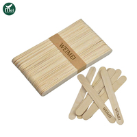 Cuillères à glace en bois compostables avec impression UV - Conception personnalisée acceptée