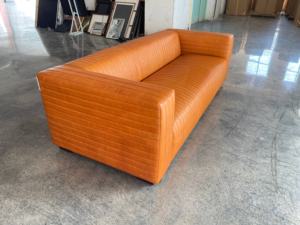 Set moderno divano per il tempo libero seduta esterna minimalista mobili da salotto in pelle di grandi dimensioni - Product Image 4