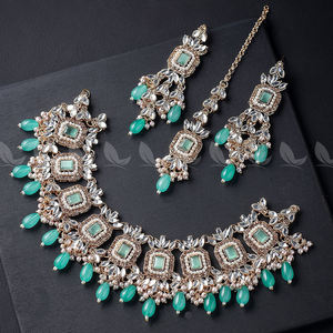 Juego de Joyería Tradicional India y Pakistaní al por Mayor, Nuevo Diseño Más Vendido, Juego de Collar para Mujer - Product Image 1