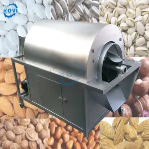 Industrial Grain Soybean Almond peanut roaster cashew nut roasting machine other nuts processing machines