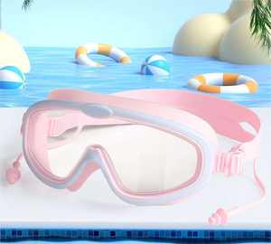 סיליקון בטיחות רצועות לוגו מותאם אישית עמיד למים נגד ערפל אנטי v v ברור מסגרת גדולה ילדים שוחים - Product Image 3