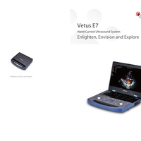 Ecógrafo Veterinario Doppler Color Portátil Mindray Vetus E7 con Sonda C11-3s y C5-1s
