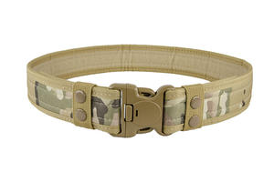 เข็มขัดยุทธวิธีผ้าไนลอนสำหรับ600D ทุกเพศอุปกรณ์รักษาความปลอดภัยแบบปรับได้สวมใส่สบายผ้าแคนวาสรูปทหารออกซ์ฟอร์ด - Product Image 6