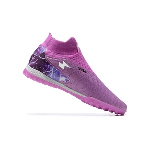 Botines de Fútbol de Corte Alto MD Futbol Phanto GX TF Gripknit Pupillos De Futbol, Color Morado, Chuteiras De <span class=keywords><strong>Futsal</strong></span> - Product Image 4