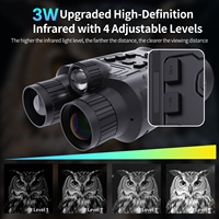 Gafas de Visión Nocturna Infrarrojas MINI90 con Aumento de 6X, Brújula Electrónica, Resistencia al Agua IP54, Grabación de Video, Alcance de 400m, 3M de Alcance